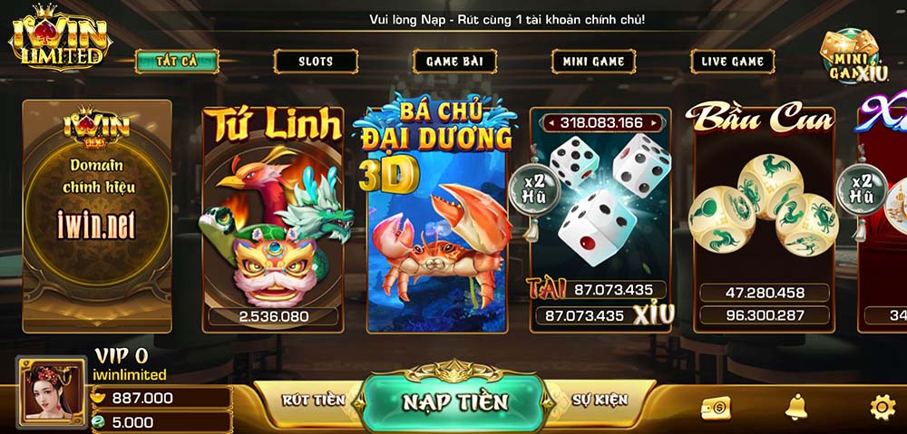 Trang chủ nhà cái iWin