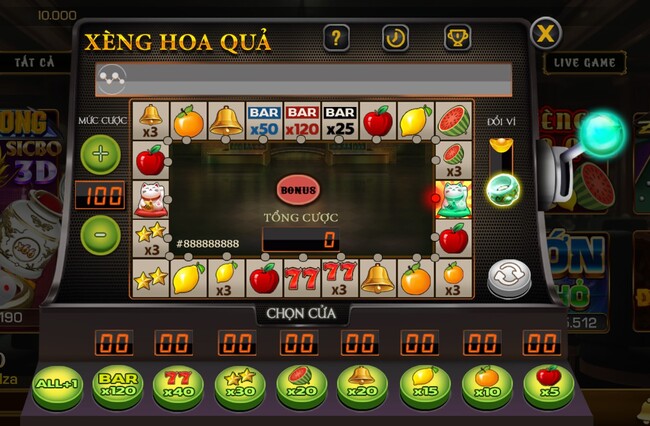 Nổ hũ xèng hoa quả iWin có giao diện đẹp mắt